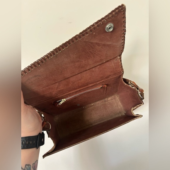 Vintage Mid-Century Alligator Genuine Gator Leather Purse Bag Taxidermy - Picture 15 of 16